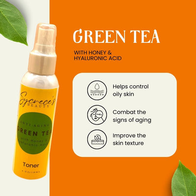 Green Tea with Honey & Hyaluronic Acid Toner