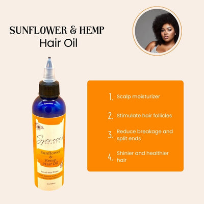 Sunflower & Hemp Hair Oil