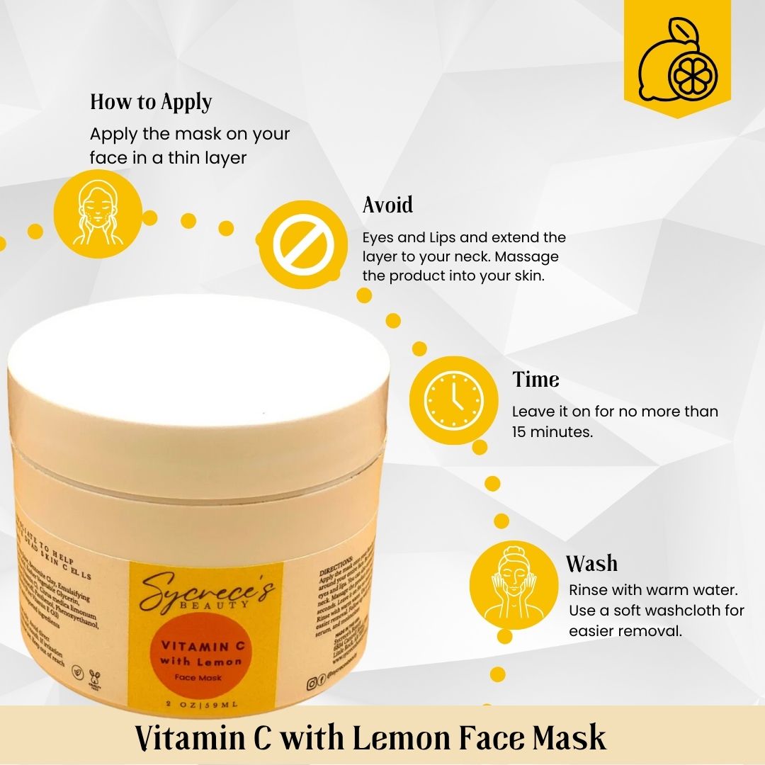 Vitamin C and Lemon Face Mask