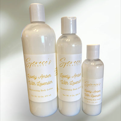 Lovely Amber with Lavender Moisturizing Body Lotion