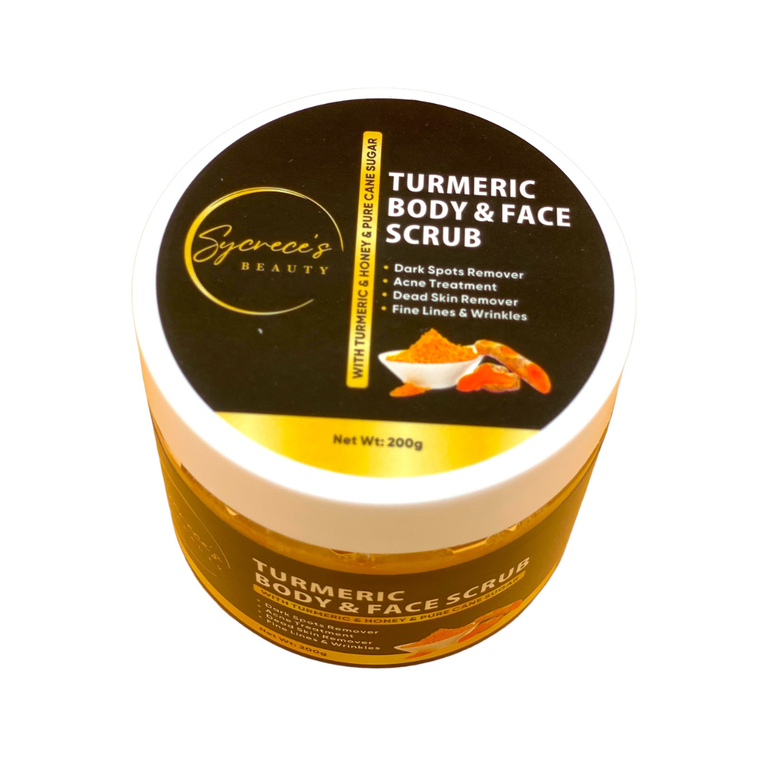 Turmeric Honey & Aloe Vera Dark Spot Brightening Face & Body Scrub