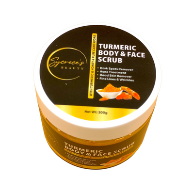 Turmeric Honey & Aloe Vera Dark Spot Brightening Face & Body Scrub