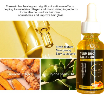 Turmeric Vitamin C & Aloe Vera Dark Spot Brightening Facial Oil