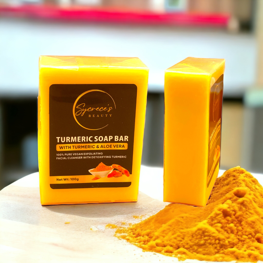 Turmeric With Aloe Vera Dark Spot Brightening Facial Soap Bar