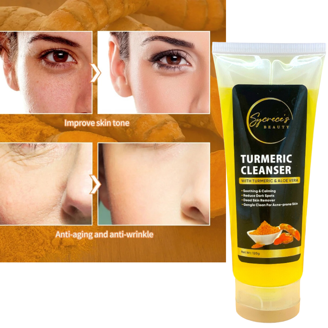 Turmeric Vitamin C & Aloe Vera Dark Spot Brightening Facial Cleanser