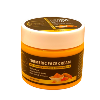 Turmeric Vitamin C & Hyaluronic Acid Dark Spot Brightening Facial Cream